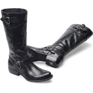 NEW Born Women Jonsi  Tall Riding Leather Boots shoes sz 6.5M